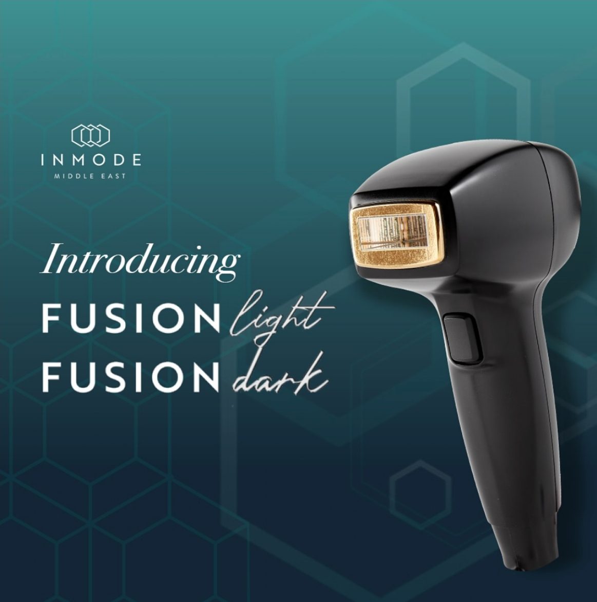 A sleek handheld device for light and dark hair treatments.